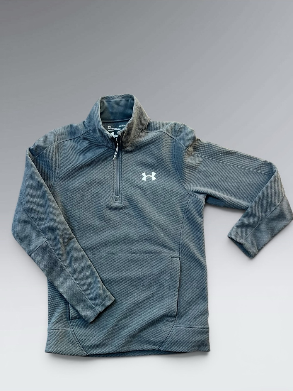 Under Armour Men’s Gray 1/4 Zip Pullover Jacket